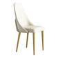 Glam Style Dining Chairs PU Leather Dining Side Chair for Indoor