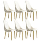 Glam Style Dining Chairs PU Leather Dining Side Chair for Indoor