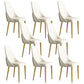 Glam Style Dining Chairs PU Leather Dining Side Chair for Indoor