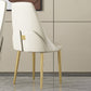 Glam Style Dining Chairs PU Leather Dining Side Chair for Indoor