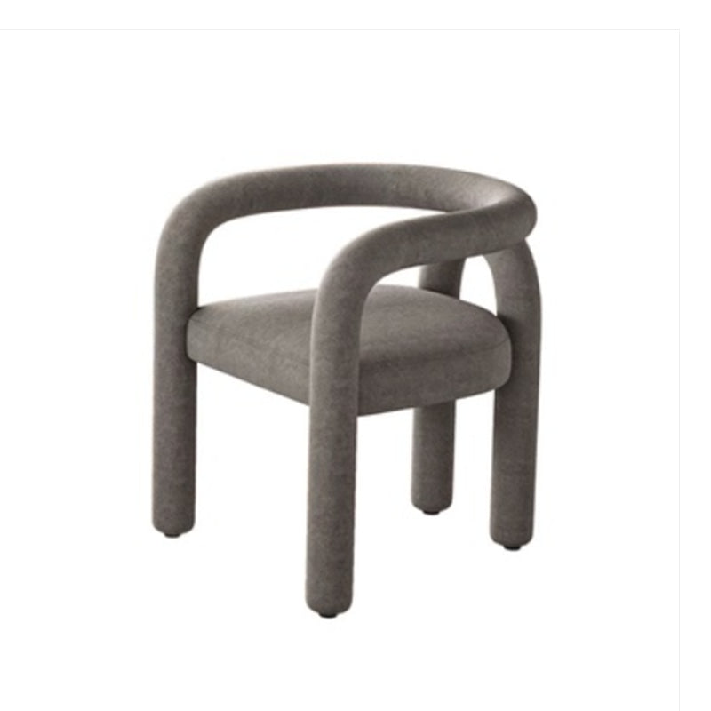Contemporary Style Dining Chairs Velvet Open Back Arm Chair for Home Clearhalo 'Dining Chairs' 'Dining Tables & Seating' 'dining_chair' 'furn' 'furn_dining_chair' 'Furniture' 'Kitchen & Dining Furniture' 5897179