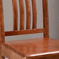 Silla de comedor tradicional de madera sólida silla lateral mate para casa para casa