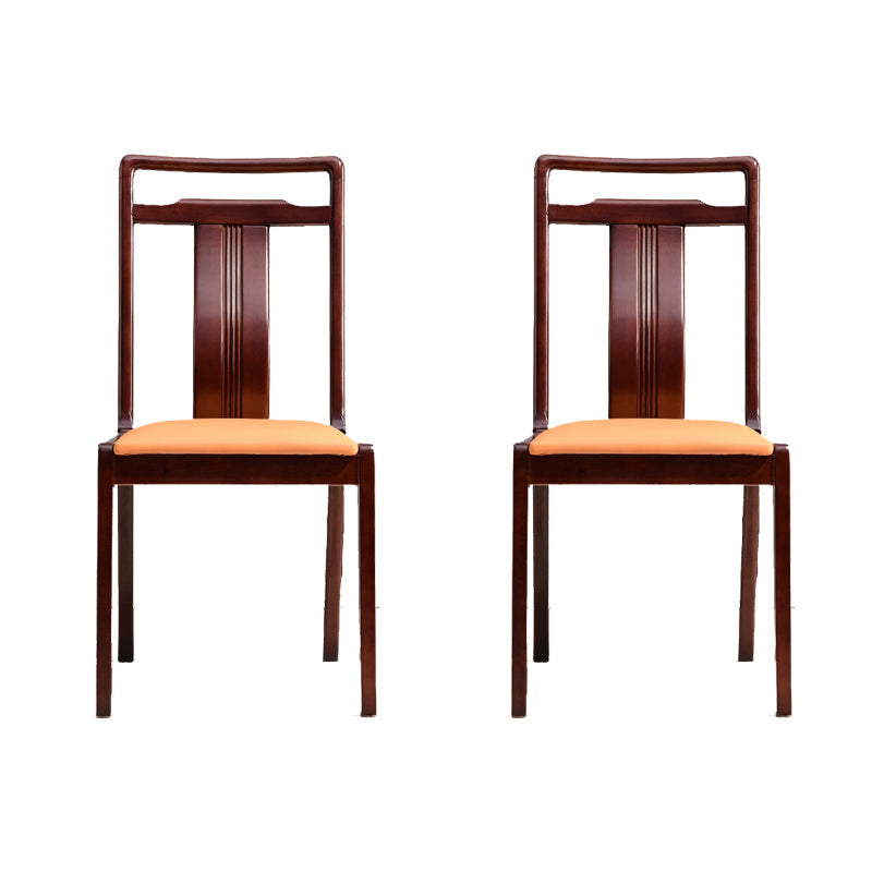 Silla de comedor tradicional de madera sólida silla lateral mate para casa para casa