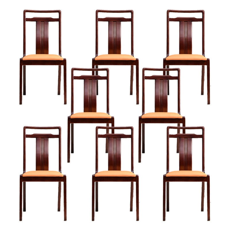 Silla de comedor tradicional de madera sólida silla lateral mate para casa para casa