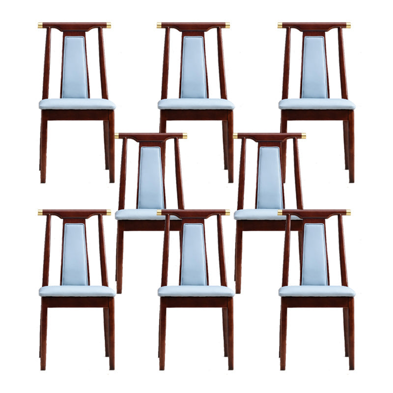 Silla de comedor tradicional de madera sólida silla lateral mate para casa para casa