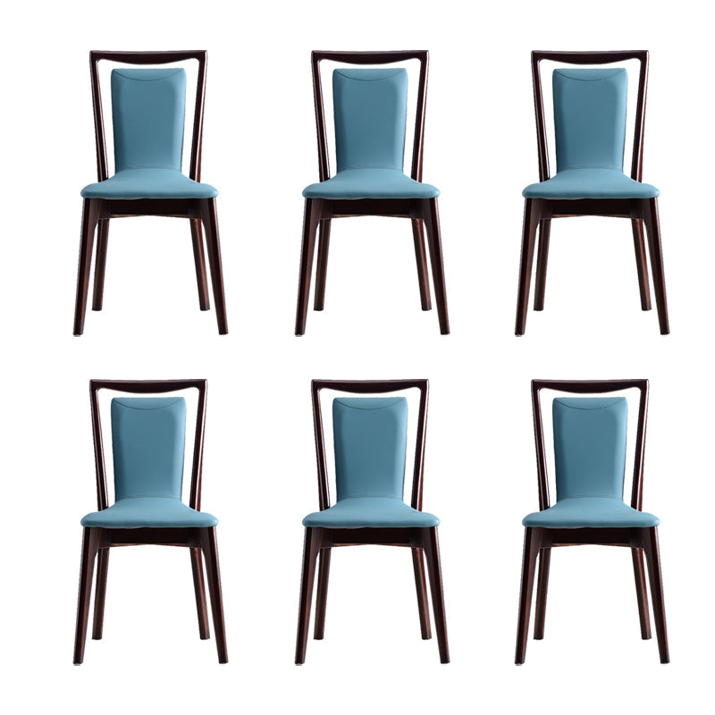 Silla de comedor tradicional de madera sólida silla lateral mate para casa para casa