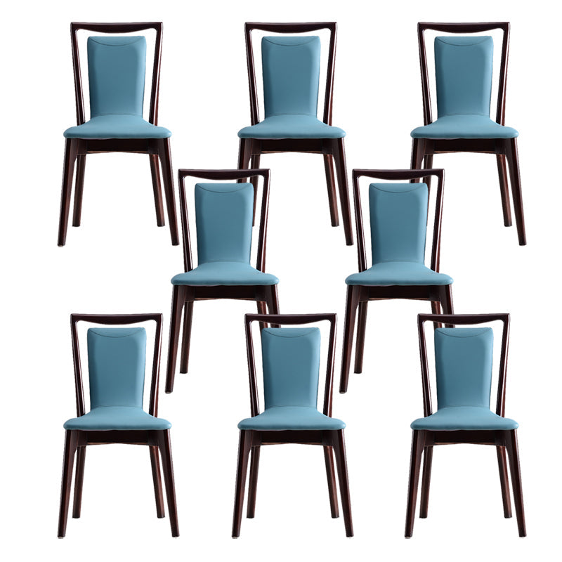 Silla de comedor tradicional de madera sólida silla lateral mate para casa para casa