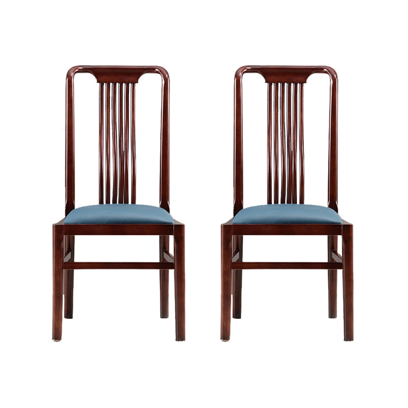 Silla de comedor tradicional de madera sólida silla lateral mate para casa para casa