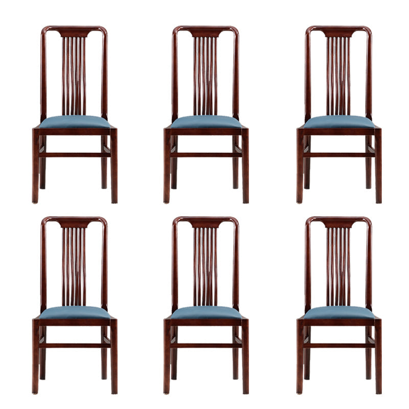 Silla de comedor tradicional de madera sólida silla lateral mate para casa para casa