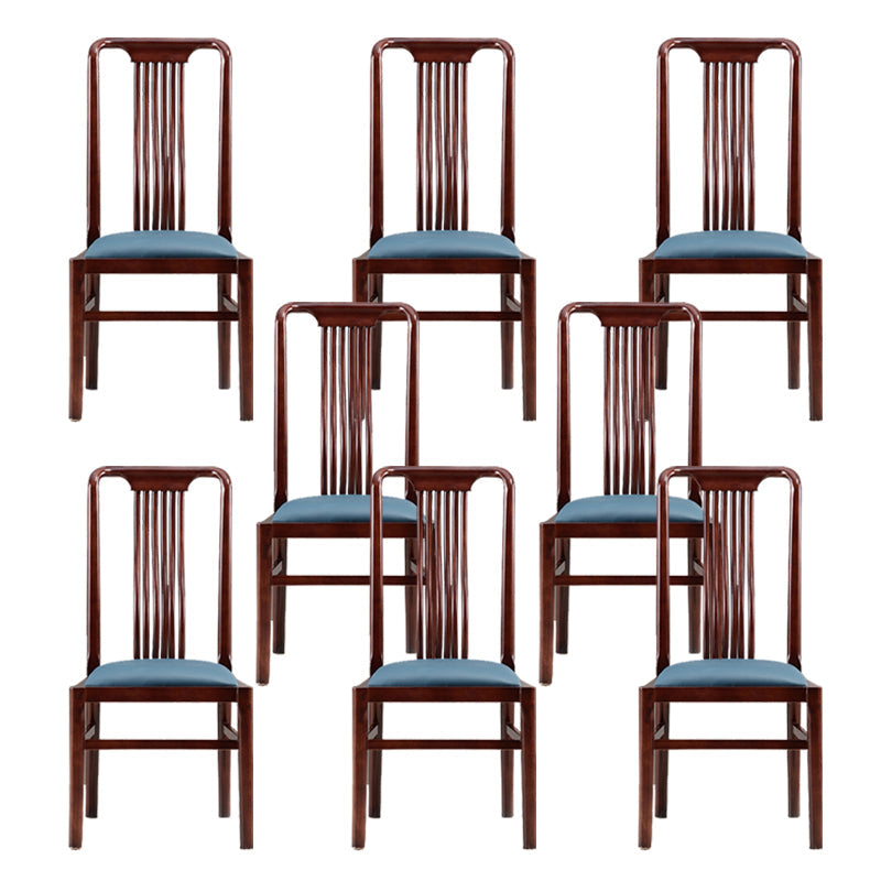 Silla de comedor tradicional de madera sólida silla lateral mate para casa para casa