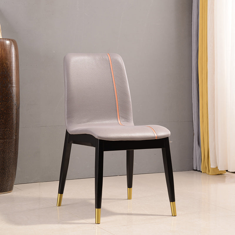 Silla de comedor tradicional de madera sólida silla lateral mate para casa para casa