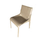 Metal Modern Dining Chair with Solid Back Matte Finish Indoor Side Chair