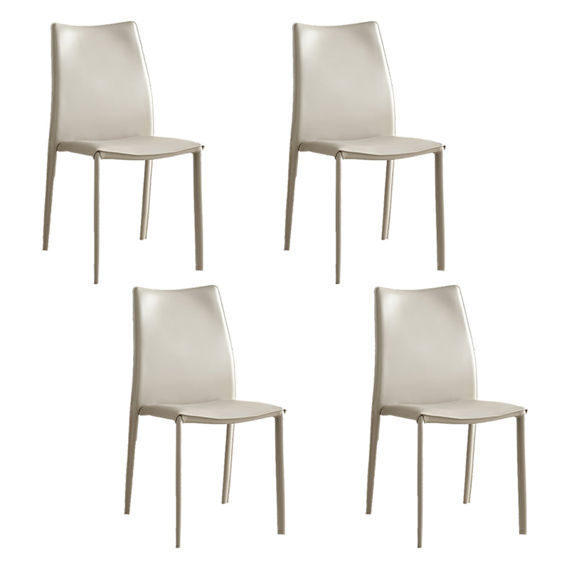 Silla interior tapizada de cuero de forma falsa acabado mate sólido