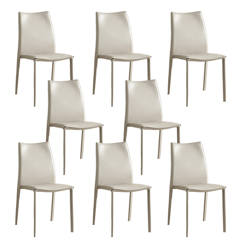 Silla interior tapizada de cuero de forma falsa acabado mate sólido