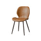 Metal Industrial Side Chair Matte Finish Wingback Dining Chair