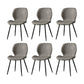 Metal Industrial Side Chair Matte Finish Wingback Dining Chair