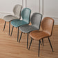 Metal Industrial Side Chair Matte Finish Wingback Dining Chair