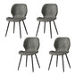 Metal Industrial Side Chair Matte Finish Wingback Dining Chair