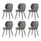 Metal Industrial Side Chair Matte Finish Wingback Dining Chair