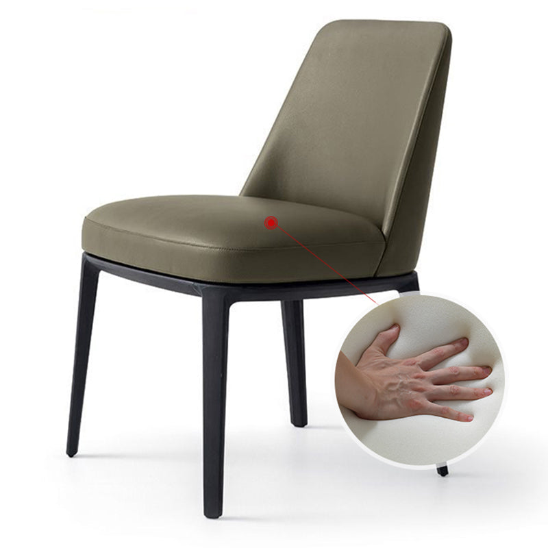 Silla de comedor acento de comedor moderno silla de comedor tapizada para el hogar