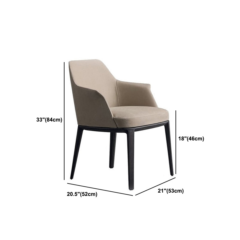 Silla de comedor acento de comedor moderno silla de comedor tapizada para el hogar