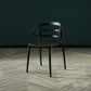 Scandinavian Arm Dining Chairs Plastic Low Back Dining Side Chair for Home Black 1 Piece Clearhalo 'Dining Chairs' 'Dining Tables & Seating' 'dining_chair' 'furn' 'furn_dining_chair' 'Furniture' 'Kitchen & Dining Furniture' 5897517