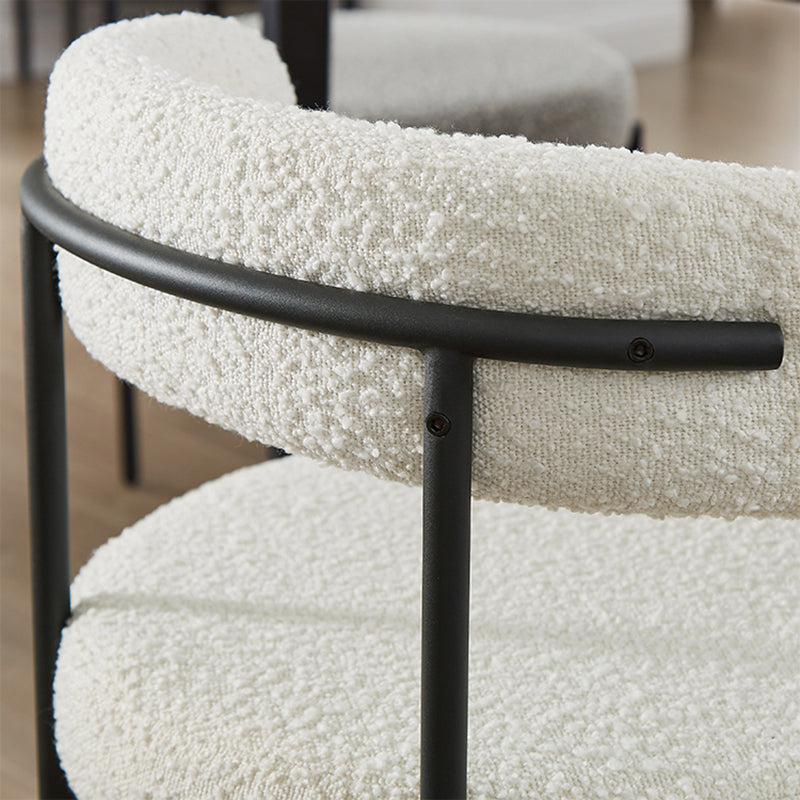 Open Back Dining Side Chair Contemporary Armless Dining Chairs Clearhalo 'Dining Chairs' 'Dining Tables & Seating' 'dining_chair' 'furn' 'furn_dining_chair' 'Furniture' 'Kitchen & Dining Furniture' 5897538