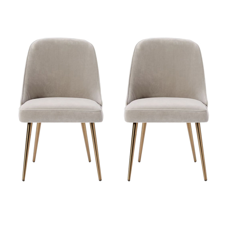 Patas de oro sillas de comedor silla de espalda de espalda global