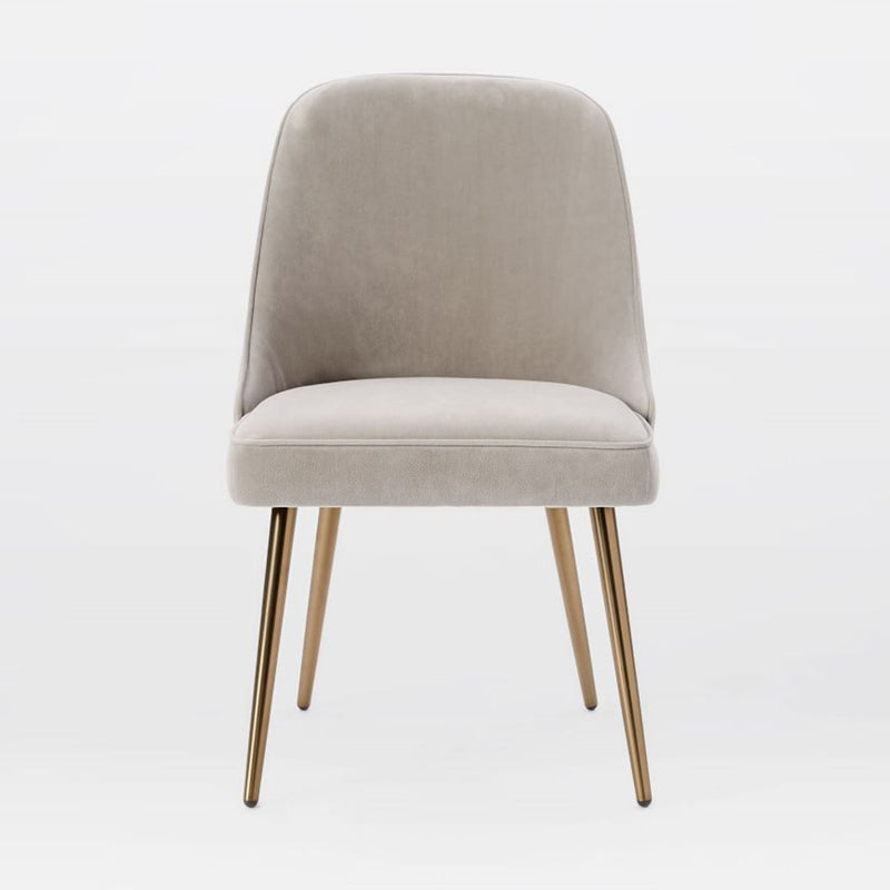 Patas de oro sillas de comedor silla de espalda de espalda global