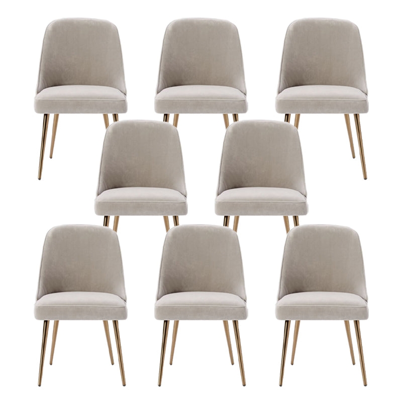 Patas de oro sillas de comedor silla de espalda de espalda global