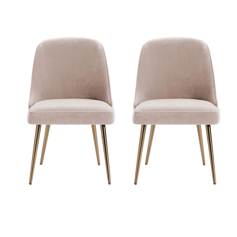 Patas de oro sillas de comedor silla de espalda de espalda global