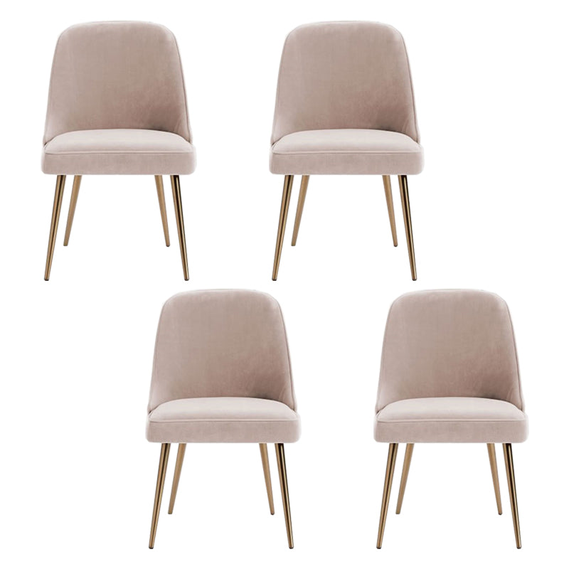 Patas de oro sillas de comedor silla de espalda de espalda global