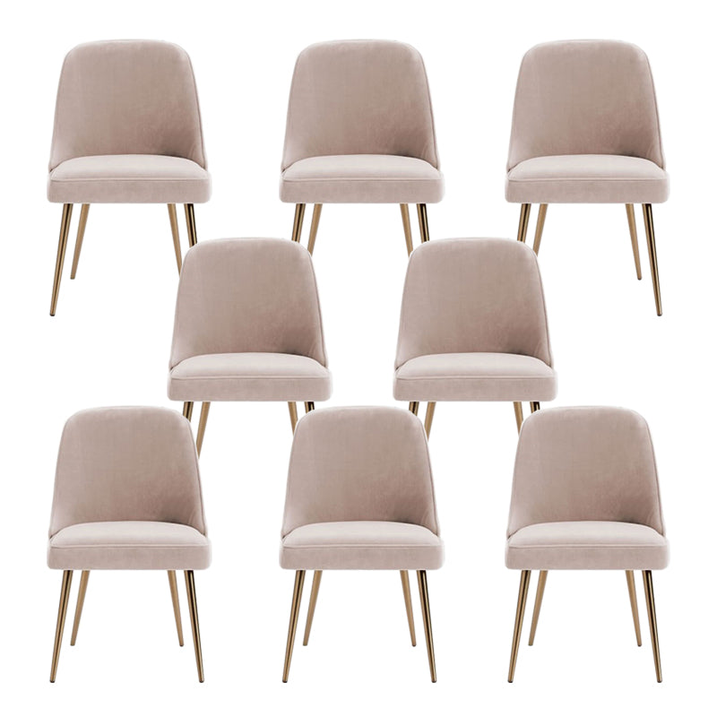 Patas de oro sillas de comedor silla de espalda de espalda global