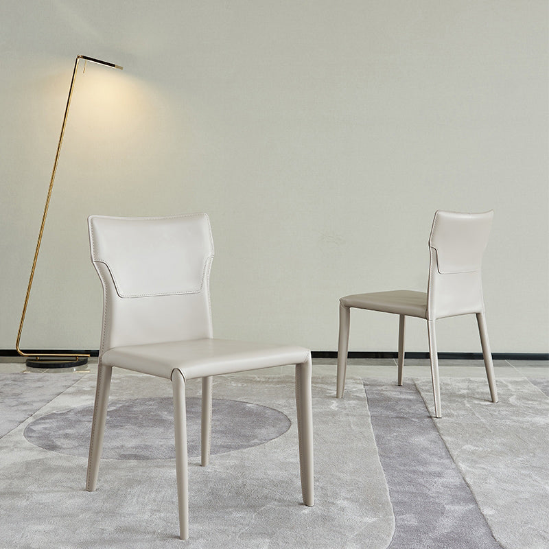 Contemporary Armless Dining Chairs Upholstered Chair for Home Clearhalo 'Dining Chairs' 'Dining Tables & Seating' 'dining_chair' 'furn' 'furn_dining_chair' 'Furniture' 'Kitchen & Dining Furniture' 5897595