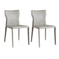 Contemporary Armless Dining Chairs Upholstered Chair for Home Off-White 2 Piece Set Clearhalo 'Dining Chairs' 'Dining Tables & Seating' 'dining_chair' 'furn' 'furn_dining_chair' 'Furniture' 'Kitchen & Dining Furniture' 5897597