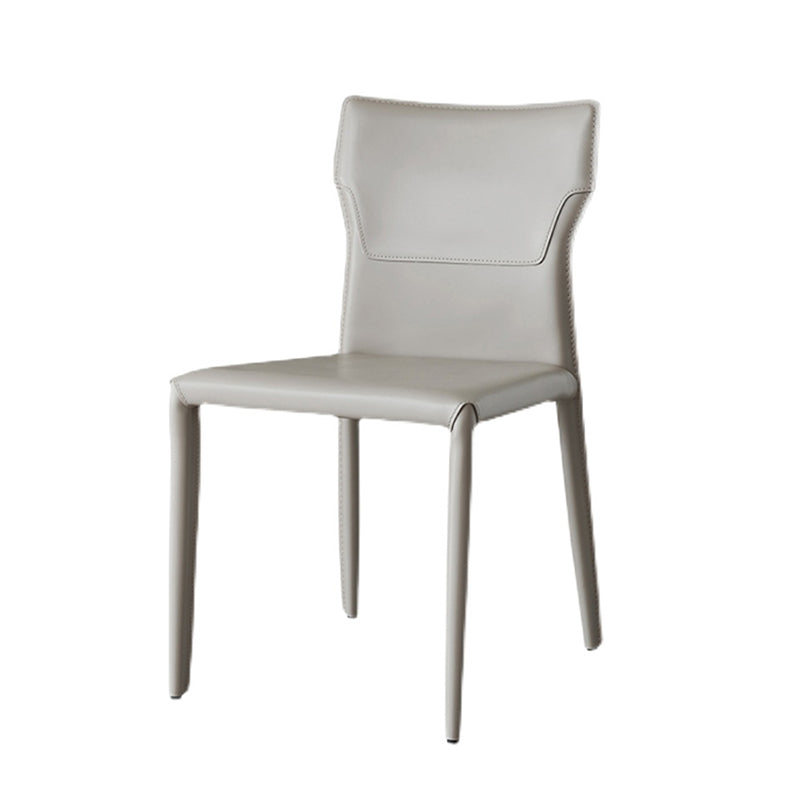 Contemporary Armless Dining Chairs Upholstered Chair for Home Clearhalo 'Dining Chairs' 'Dining Tables & Seating' 'dining_chair' 'furn' 'furn_dining_chair' 'Furniture' 'Kitchen & Dining Furniture' 5897600