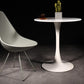 Round Tulip Base Dining Table Modern Engineered Wood Dining Room Table