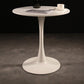 Round Tulip Base Dining Table Modern Engineered Wood Dining Room Table