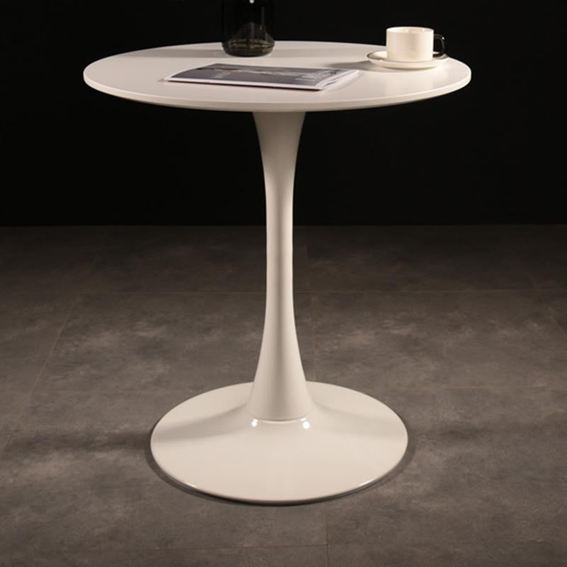 Round Tulip Base Dining Table Modern Engineered Wood Dining Room Table