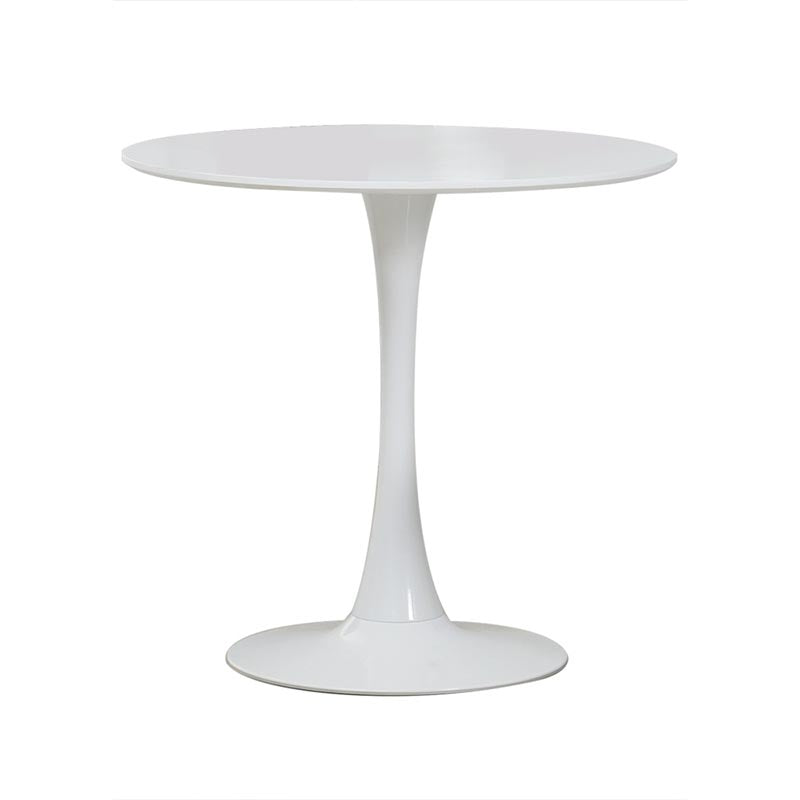Round Tulip Base Dining Table Modern Engineered Wood Dining Room Table