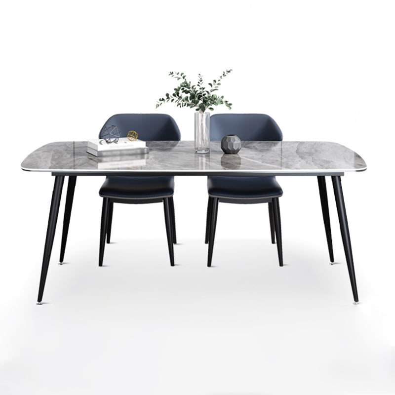 Rechteck Esstisch Industrieküchentisch mit 4 Beinen