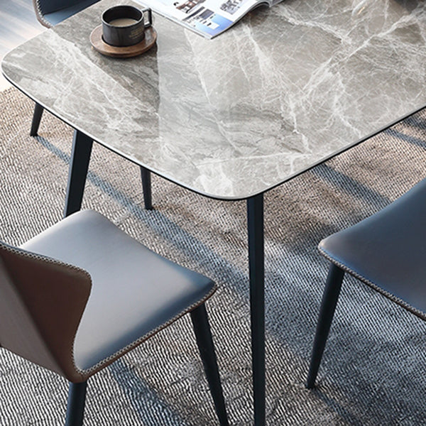 Rechteck Esstisch Industrieküchentisch mit 4 Beinen