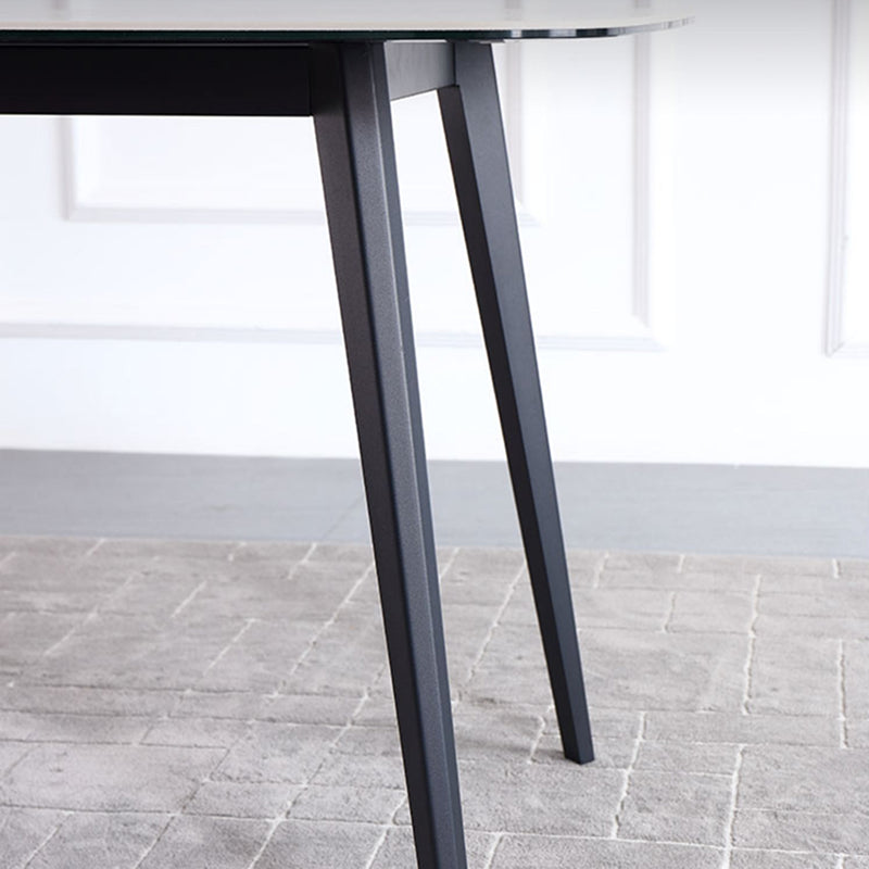 Rechteck Esstisch Industrieküchentisch mit 4 Beinen