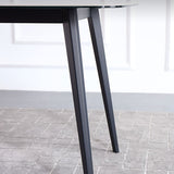 Rechteck Esstisch Industrieküchentisch mit 4 Beinen