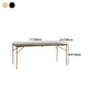 Rectangle Dining Room Table Luxury Style Home Desk with 4 Legs