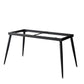 Industrial Dining Table with Black Stone Rectangle Dining Table for Kitchen Clearhalo 'Dining Tables & Seating' 'Dining Tables' 'dining_table' 'furn' 'furn_dining_table' 'Furniture' 'Kitchen & Dining Furniture' 5897893