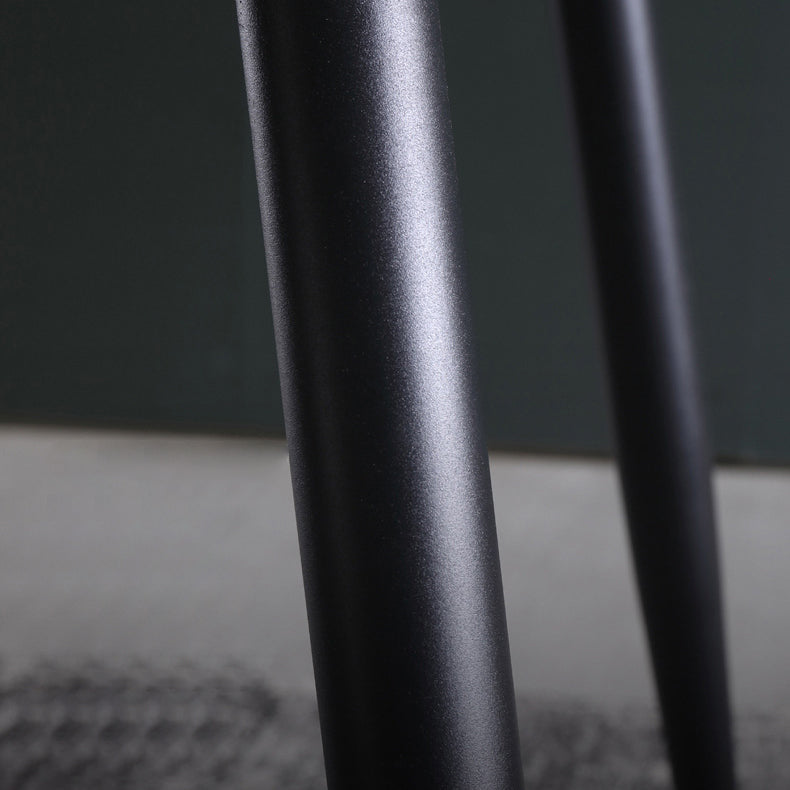 Industrial Dining Table with Black Stone Rectangle Dining Table for Kitchen Clearhalo 'Dining Tables & Seating' 'Dining Tables' 'dining_table' 'furn' 'furn_dining_table' 'Furniture' 'Kitchen & Dining Furniture' 5897894