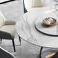 Sintered Stone Top Table Round Dining Table for Home Kitchen Dinner Furniture Clearhalo 'Dining Tables & Seating' 'Dining Tables' 'dining_table' 'furn' 'furn_dining_table' 'Furniture' 'Kitchen & Dining Furniture' 5897905