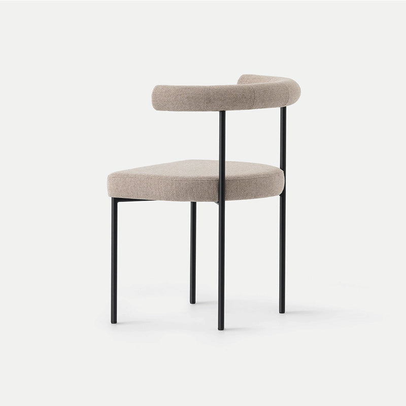 Open Back Dining Side Chair Contemporary Armless Dining Chairs for Home Clearhalo 'Dining Chairs' 'Dining Tables & Seating' 'dining_chair' 'furn' 'furn_dining_chair' 'Furniture' 'Kitchen & Dining Furniture' 5898099