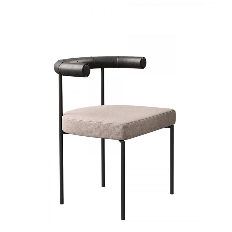 Open Back Dining Side Chair Contemporary Armless Dining Chairs for Home Clearhalo 'Dining Chairs' 'Dining Tables & Seating' 'dining_chair' 'furn' 'furn_dining_chair' 'Furniture' 'Kitchen & Dining Furniture' 5898104